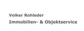 Immobilien- & Objektservice Volker Rohleder